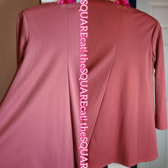 Alley Cat Betsey Johnson long bell sleeves tunic length open front cardigan 70s - Picture 5 of 7